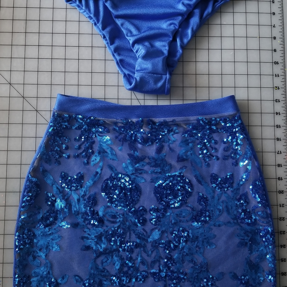 Mini mesh skirt